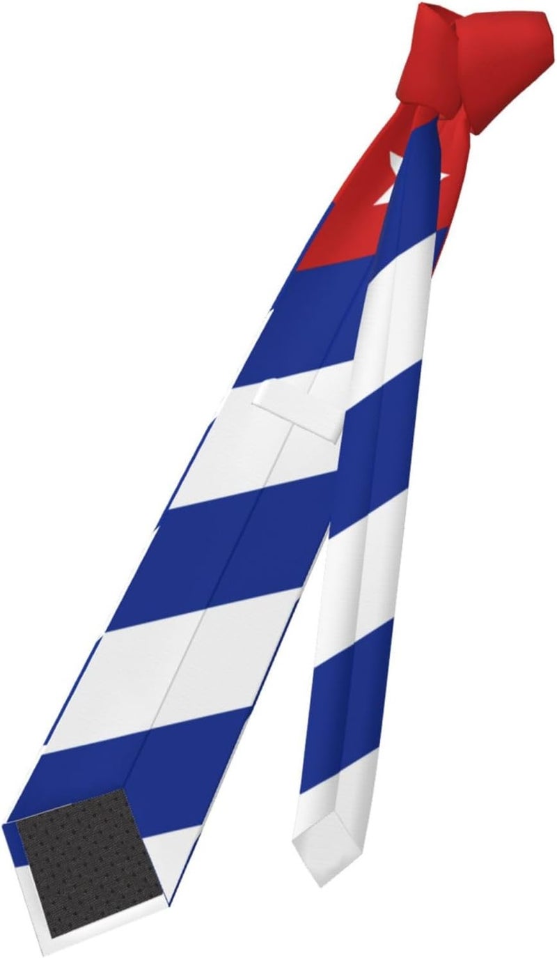 AKMCBSH National Flags Tie Comfortable Soft Novelty Necktie Unisex for Weddings Party Birthday Gift - Image 4
